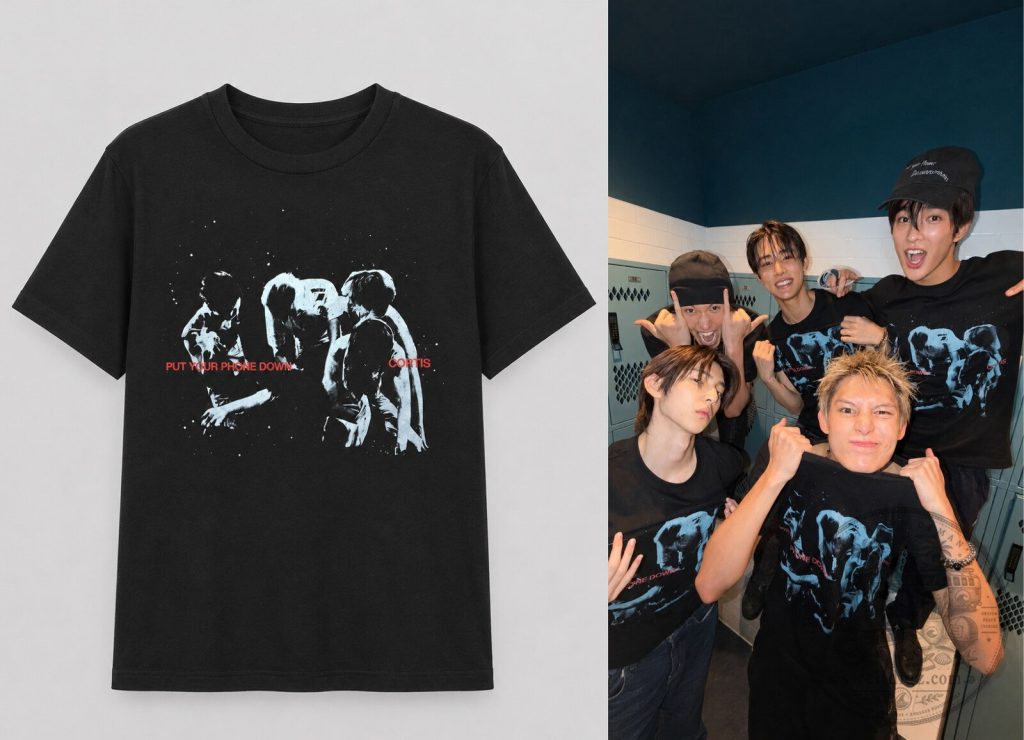 CORTIS PYPD Put Your Phone Down World Tour 2026 Merch T-Shirt CORTIS PYPD Put Your Phone Down World Tour 2026 Merch T-Shirt