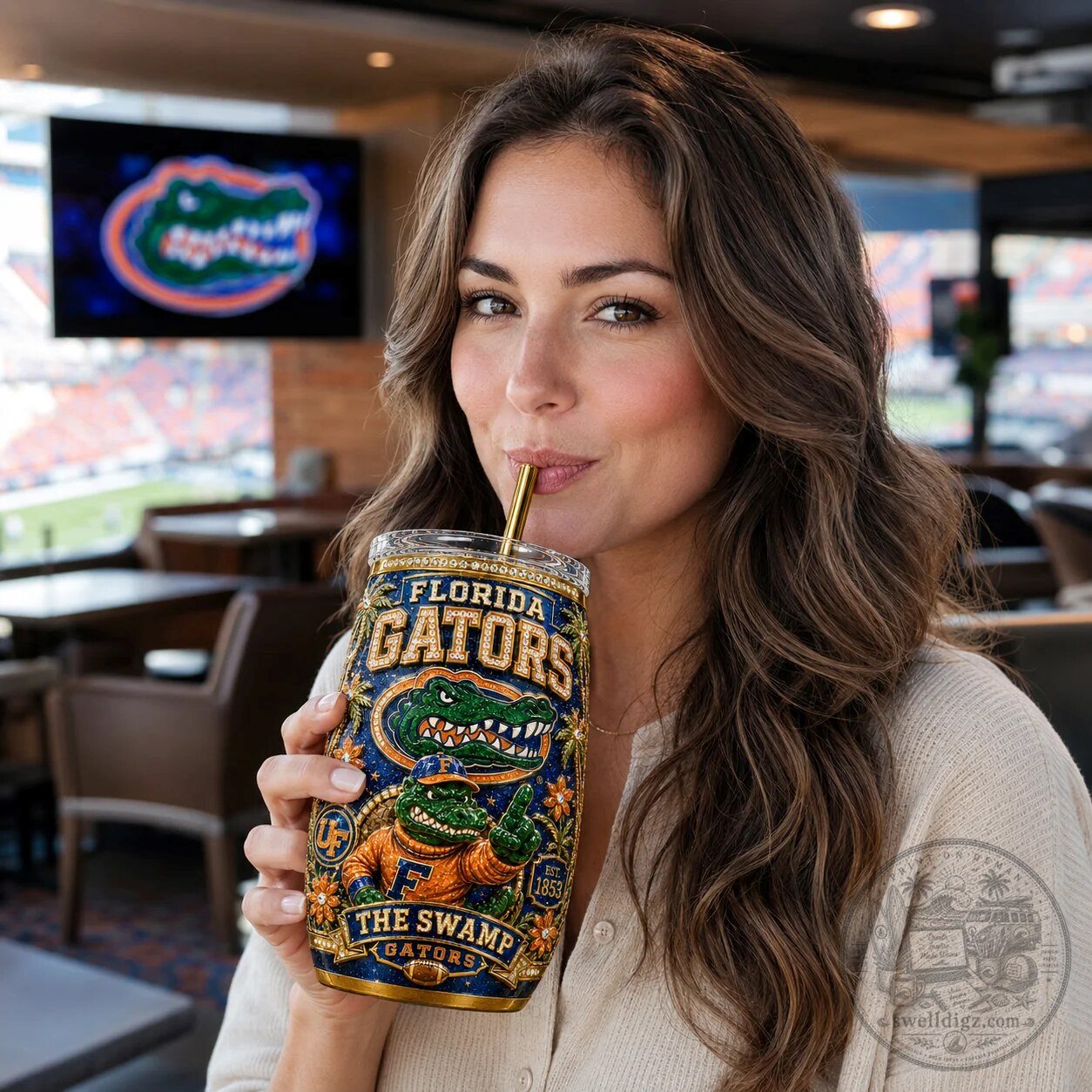 Florida Gators Football The Swamp Ben Hill Griffin Stadium Tumbler 4 Florida Gators Football The Swamp Ben Hill Griffin Stadium Tumbler