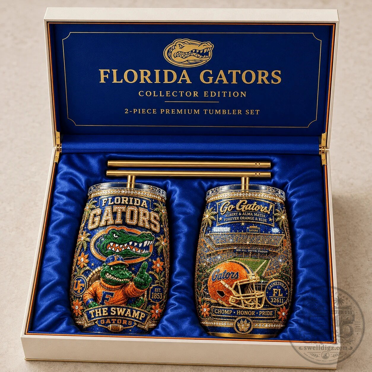 Florida Gators Football The Swamp Ben Hill Griffin Stadium Tumbler 5 Florida Gators Football The Swamp Ben Hill Griffin Stadium Tumbler