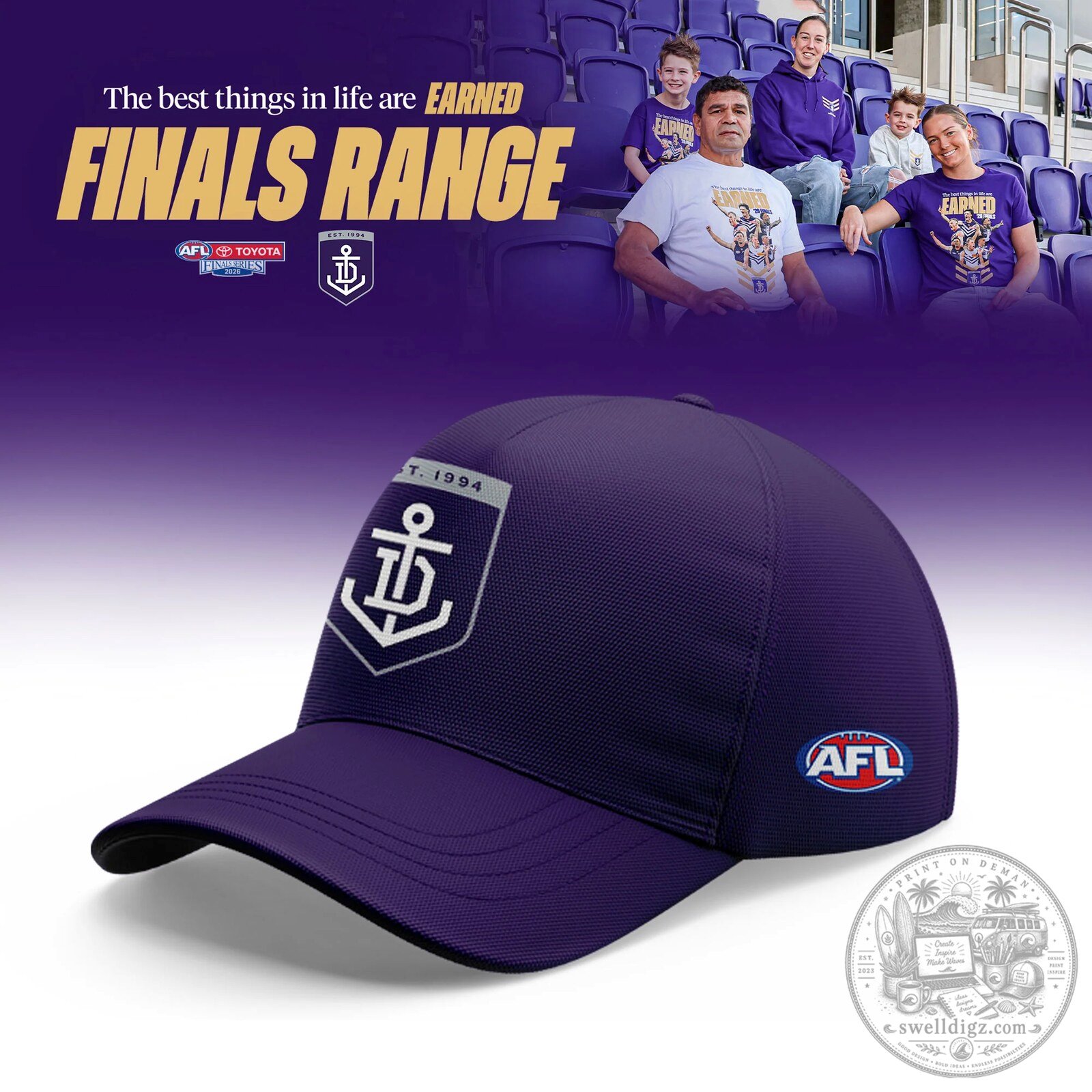 Fremantle Dockers Australian Football League Finals Earned Purple Hoodie 5 Fremantle Dockers Australian Football League Finals Earned Purple Hoodie