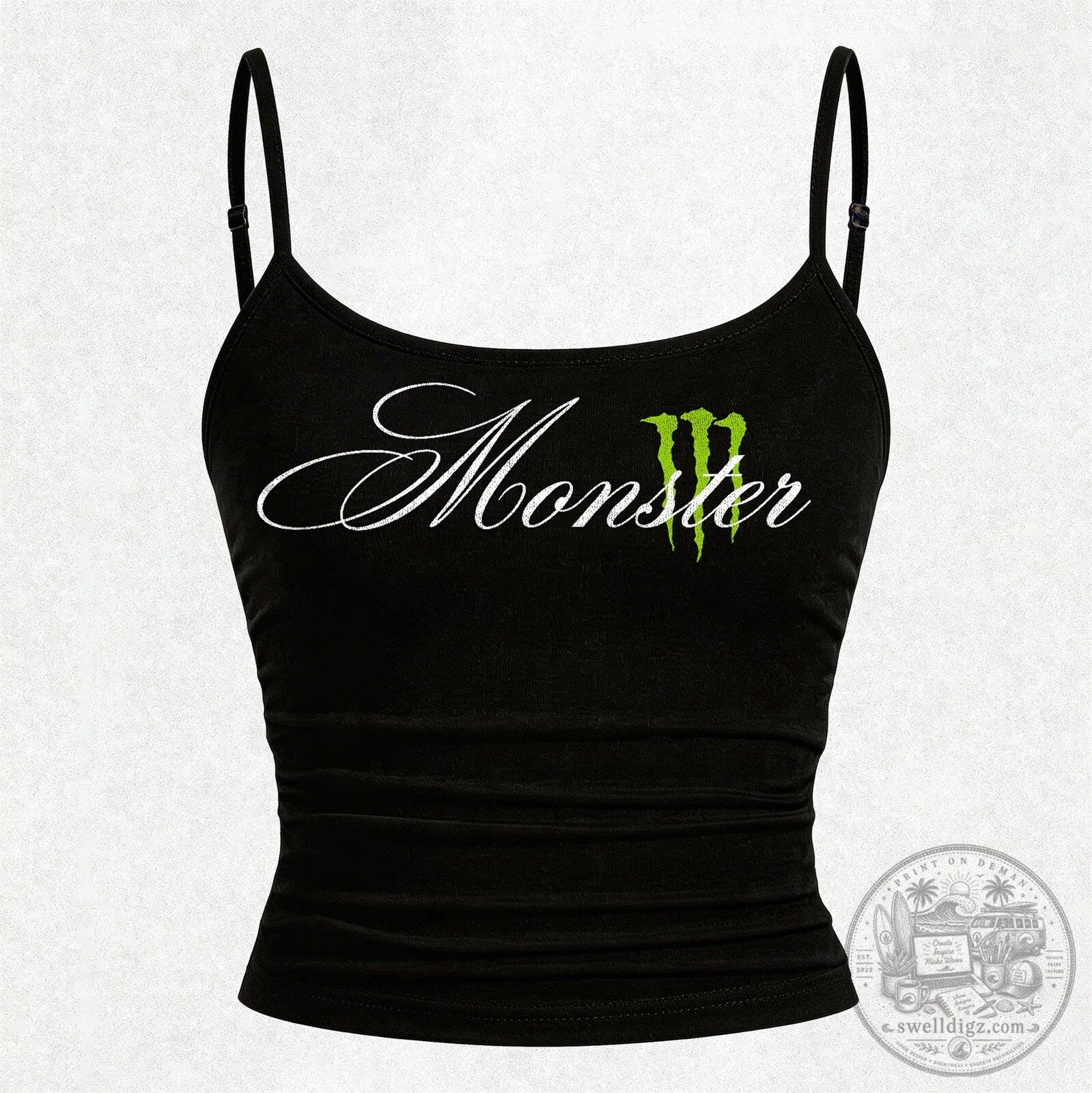 Monster Energy Drink Logo Women's Black Tank Top