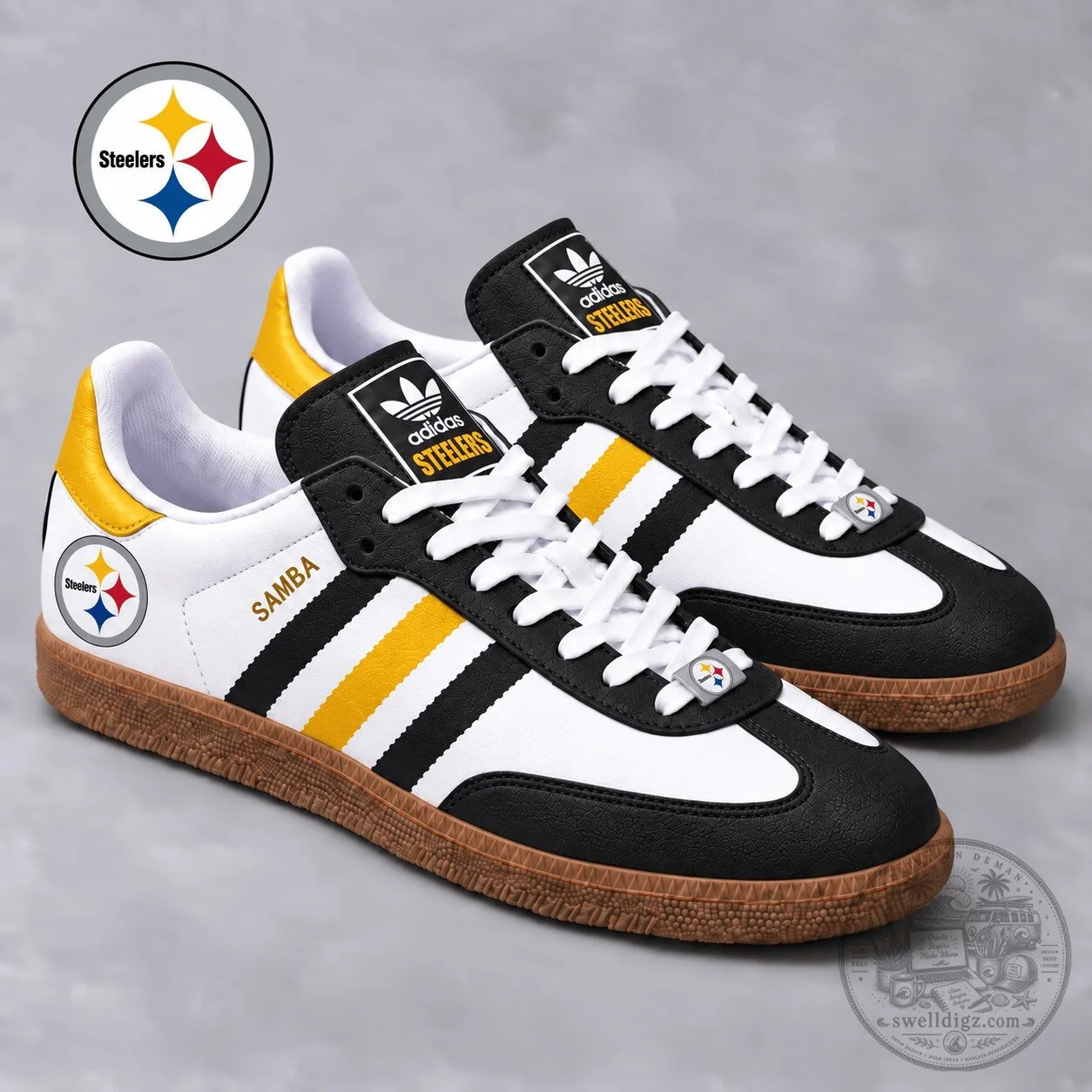 Pittsburgh Steelers National Football League Team Samba Shoes