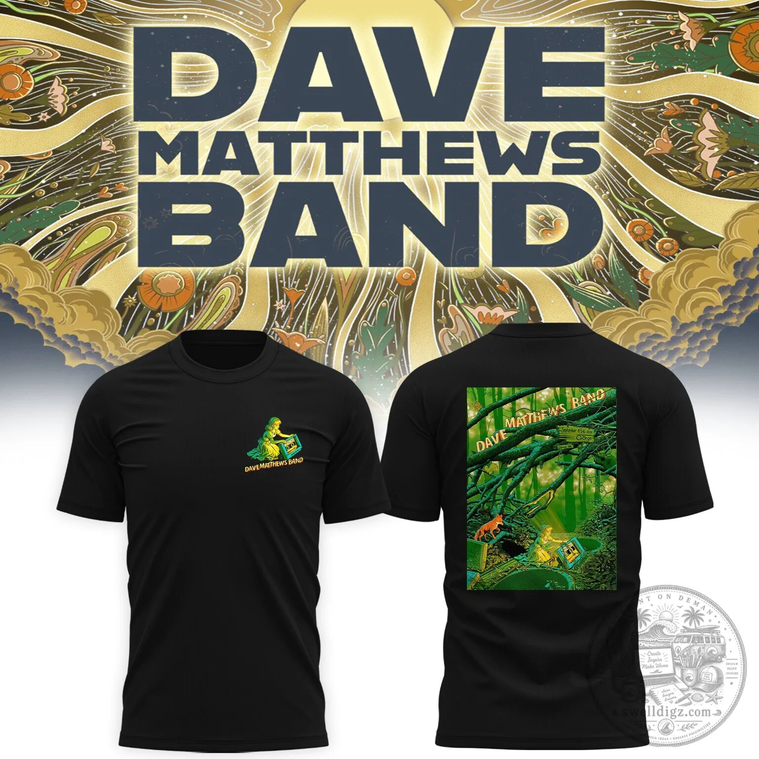 Dave Matthews Band George WA 2026 Gig Poster Live At The Gorge On September 2026 Limited Edition Shirt