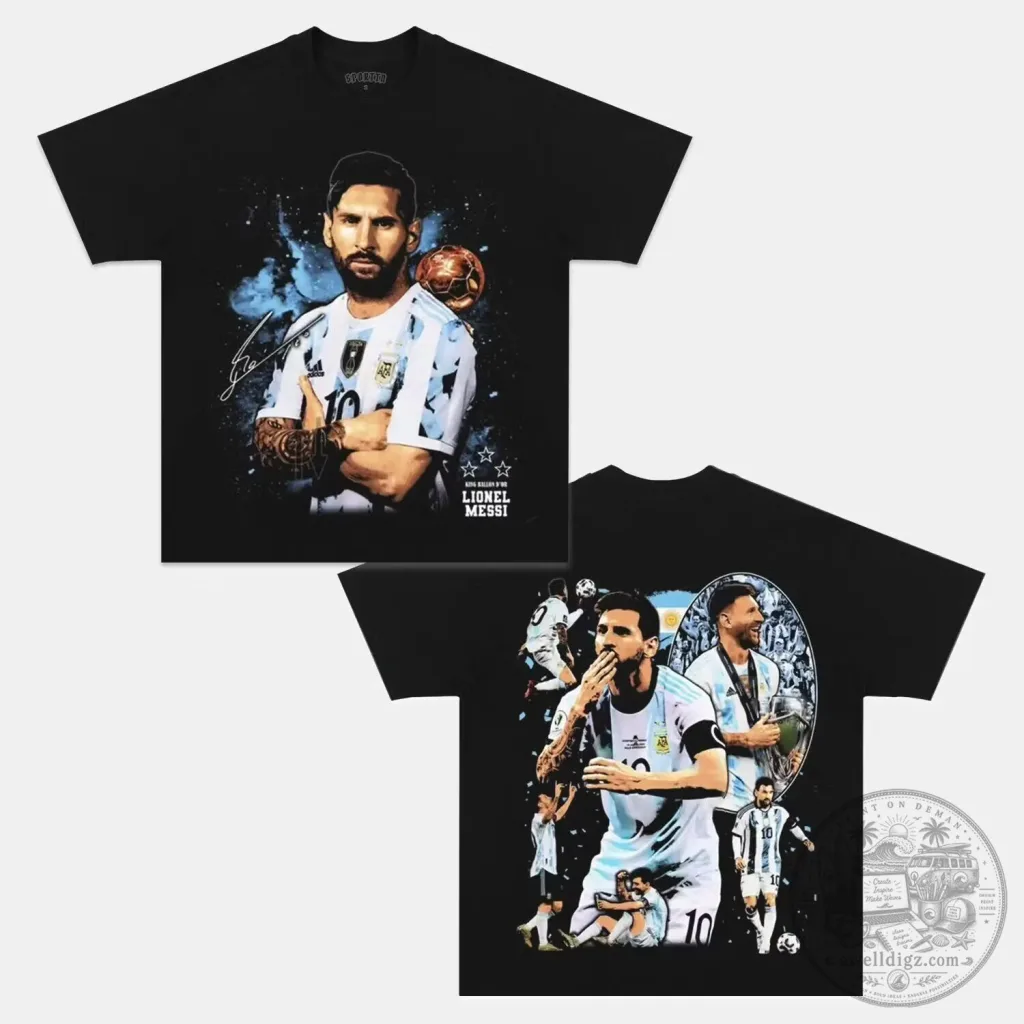 Lionel Messi Argentina Soccer Football World Cup Champion Black T-Shirt Lionel Messi Argentina Soccer Football World Cup Champion Black T-Shirt