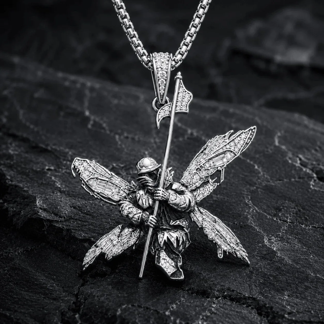 Linkin Park Hybrid Theory Soldier Dragonfly Silver Pendant Necklace 4 Linkin Park Hybrid Theory Soldier Dragonfly Silver Pendant Necklace