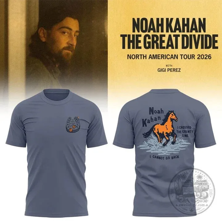 2026 North American Tour T-Shirt for Noah Kahan - The Great Divide