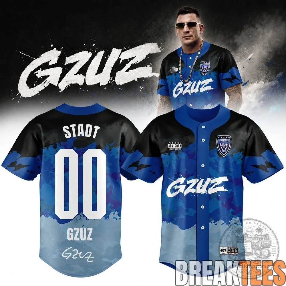 Gzuz Live Europe 2026 Tour Rapper Music Baseball Jersey 6 Gzuz Live Europe 2026 Tour Rapper Music Baseball Jersey