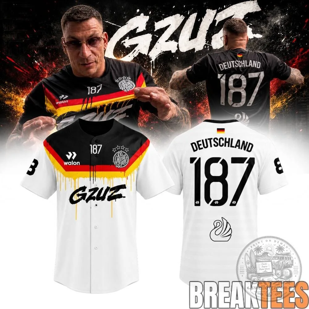 Gzuz Live Europe 2026 Tour Rapper Music Baseball Jersey 9 Gzuz Live Europe 2026 Tour Rapper Music Baseball Jersey