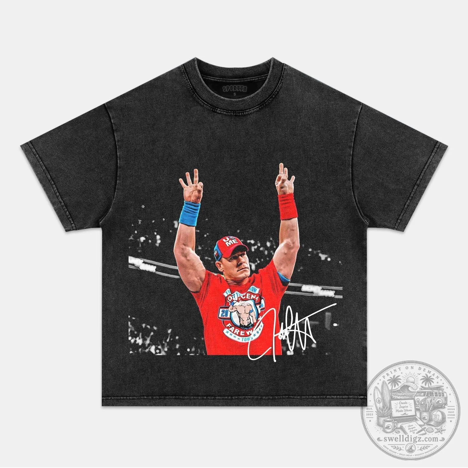 John Cena You Can't See Me Pose Vintage T-Shirt
