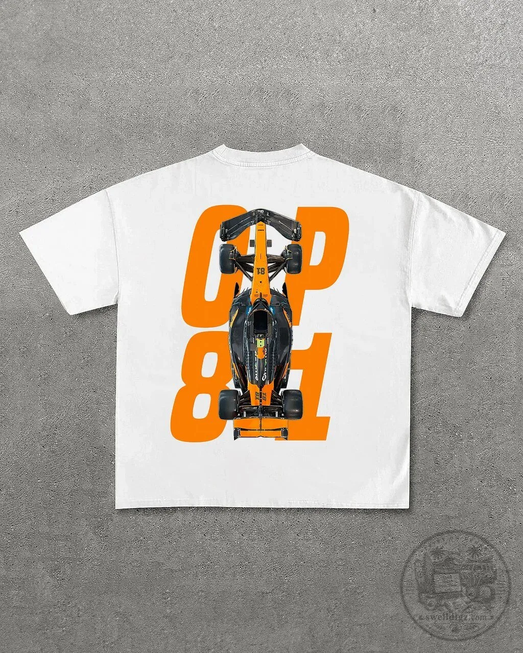 Oscar Piastri McLaren Formula 1 Racing Car Number 81 T-Shirt