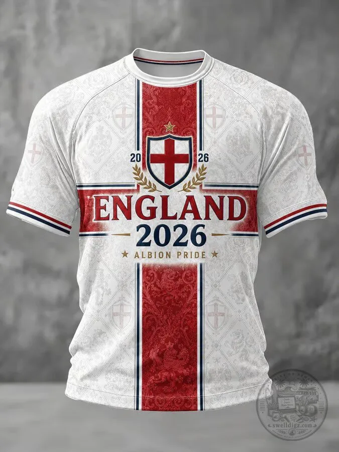 England Football 2026 Albion Pride Short-Sleeve Jersey