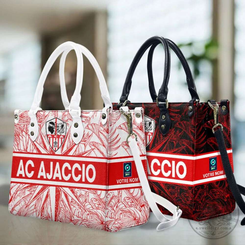 AC Ajaccio Football Club Fan Fashionable Leather Handbag