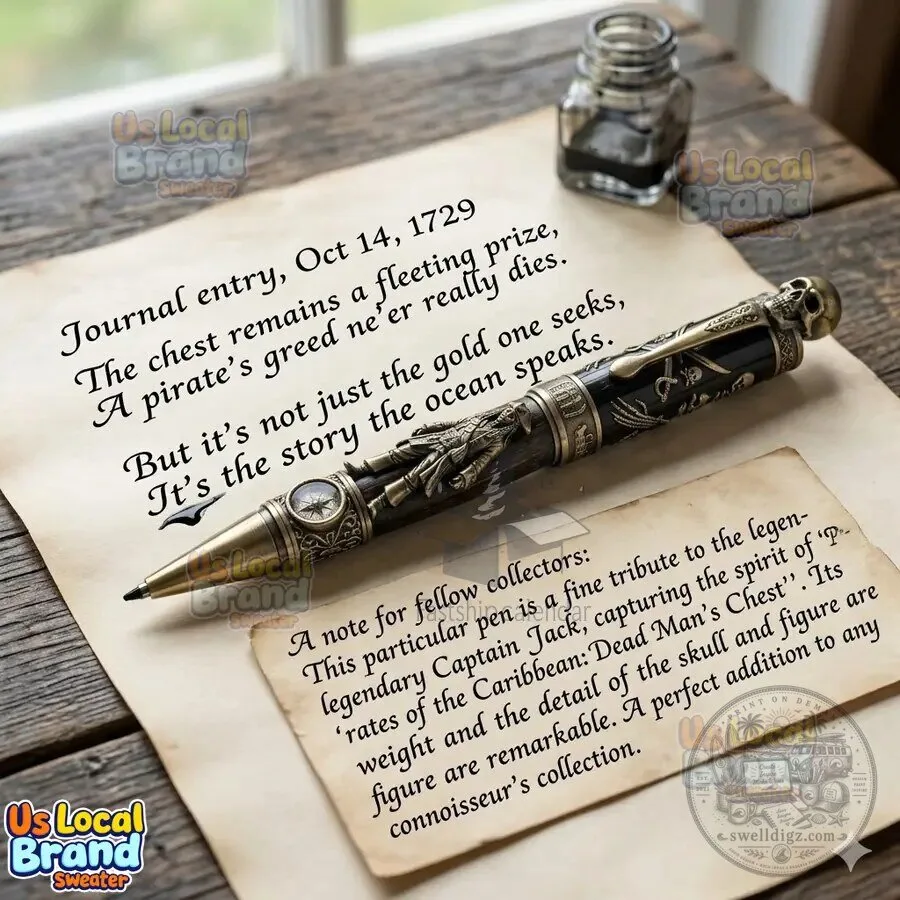 Pirates of the Caribbean Captain Jack Sparrow Skull Rollerball Pen