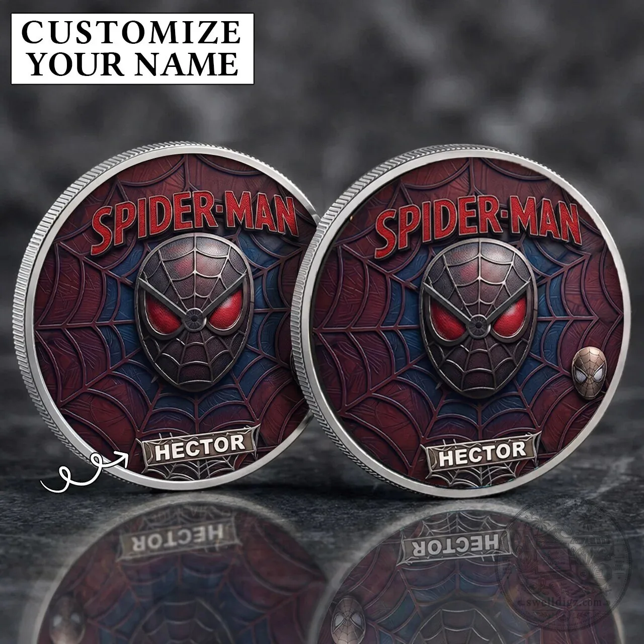 Personalized Spider-Man Marvel Comics Custom Name Commemorative Coin