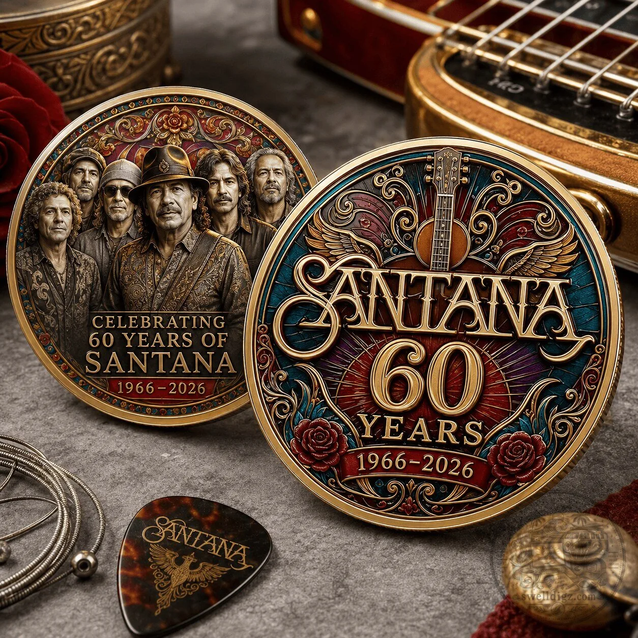 Santana 60 Years Anniversary 1966-2026 Commemorative Coin