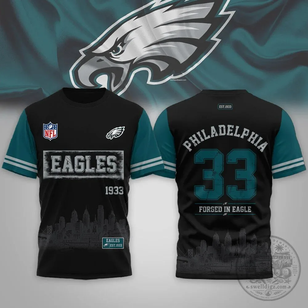 Philadelphia Eagles Fan Shirt Vintage Established 1933 Football Team T-Shirt