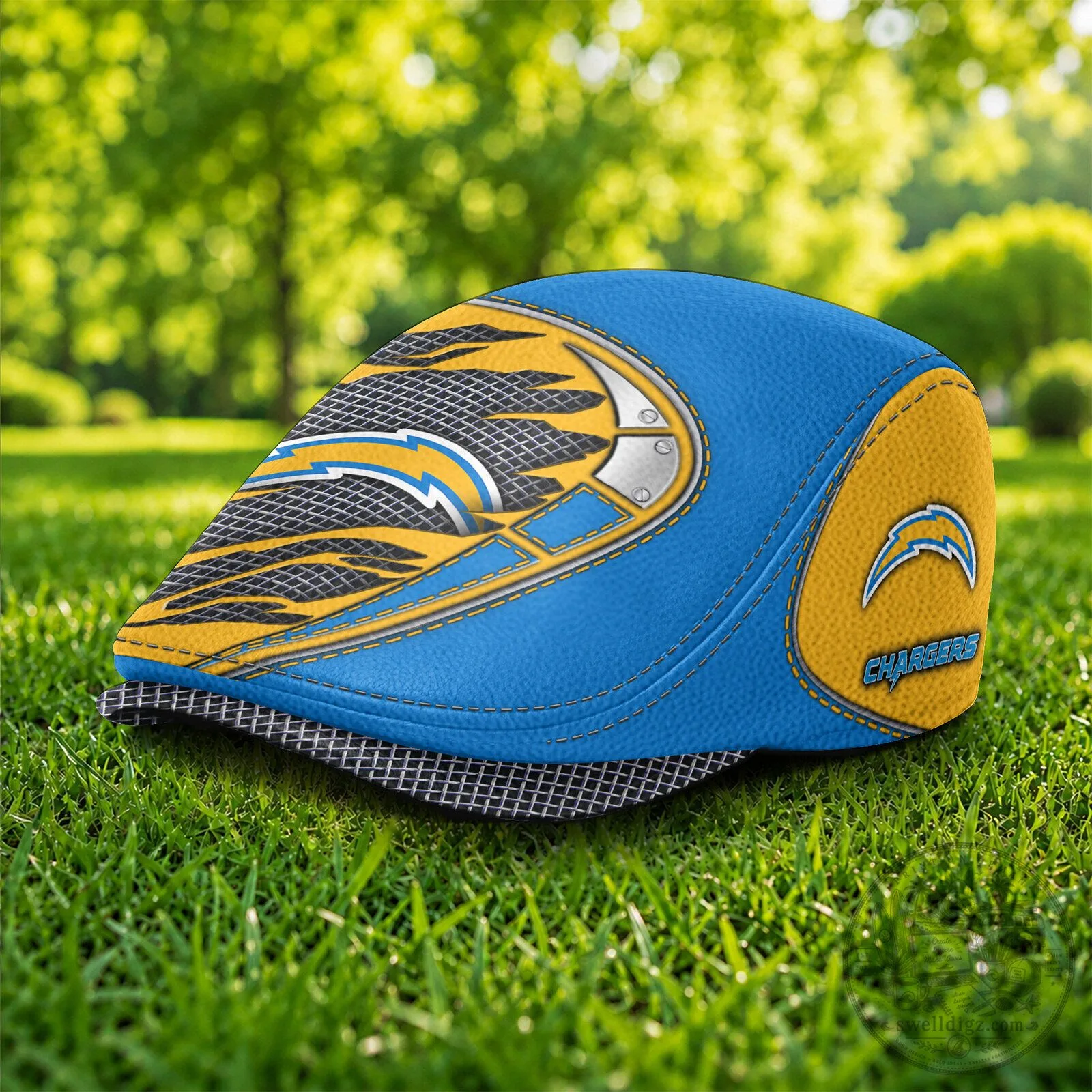 Los Angeles Chargers NFL Football Team Logo Flat Cap Hat