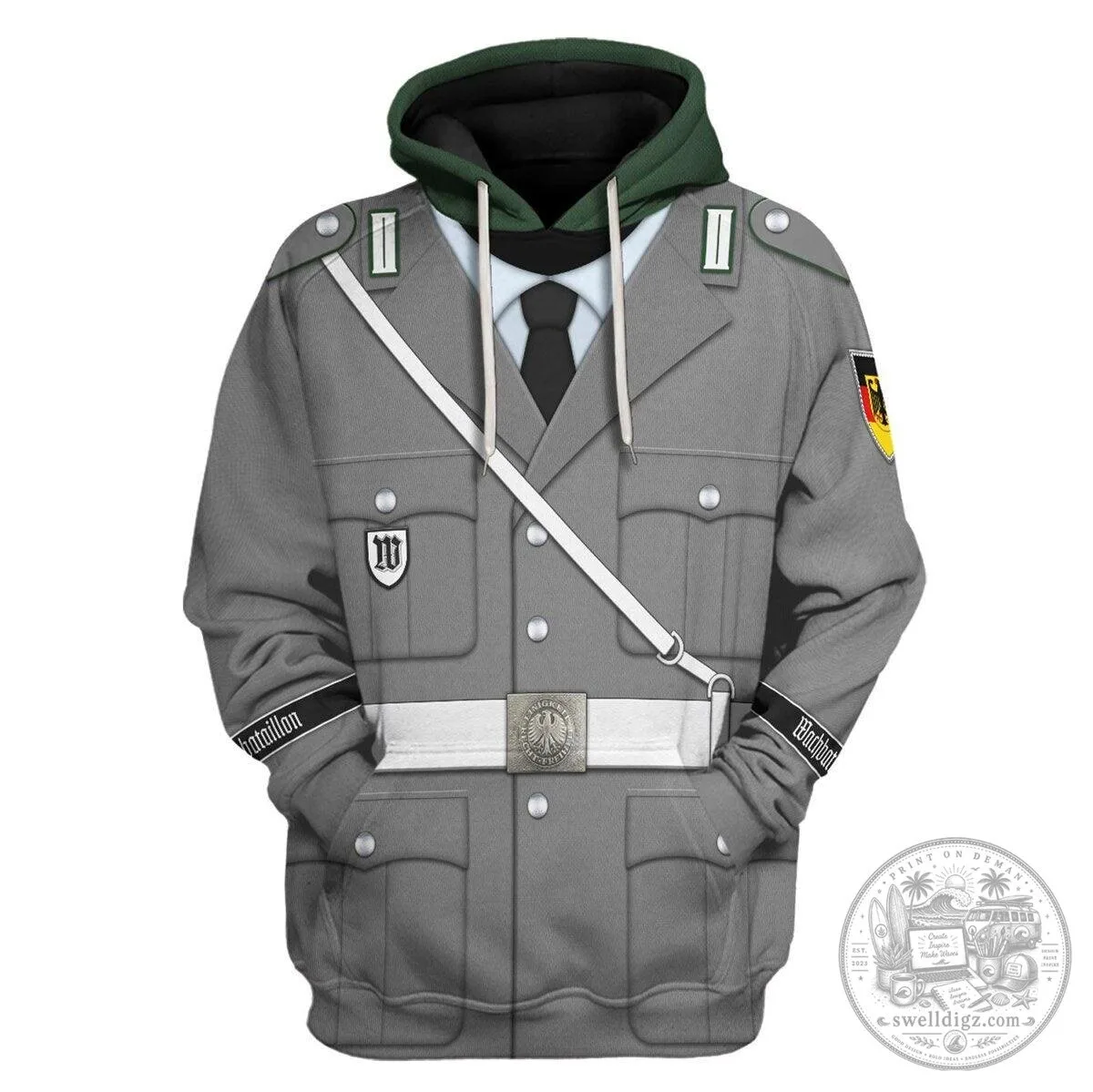 Bundeswehr Wachbataillon Hauptgefreiter Costume Hoodie 11 Bundeswehr Wachbataillon Hauptgefreiter Costume Hoodie