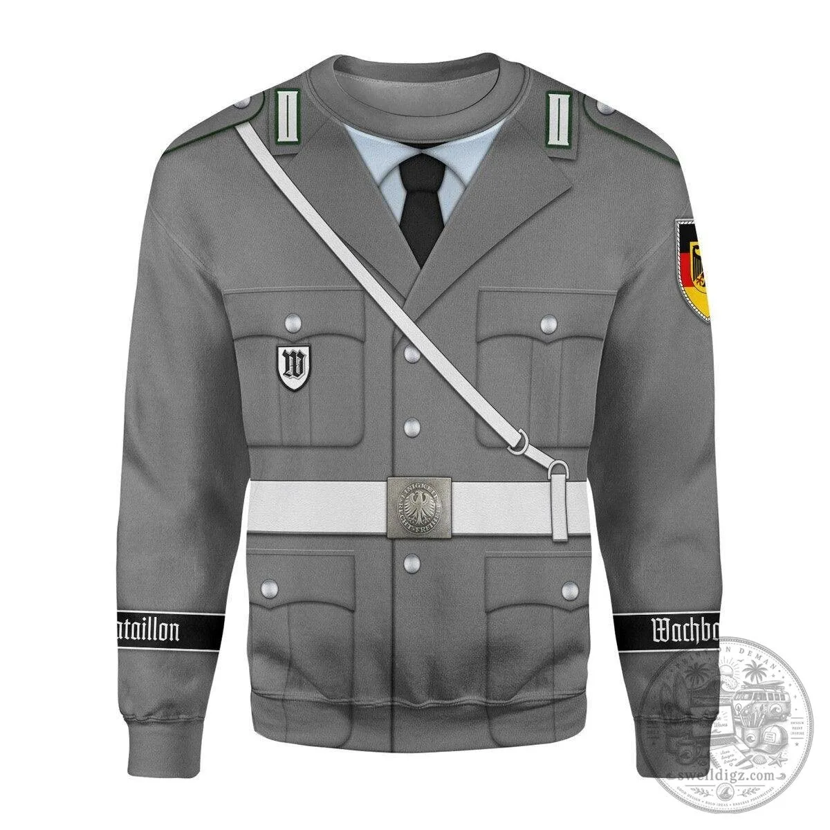 Bundeswehr Wachbataillon Hauptgefreiter Costume Hoodie 12 Bundeswehr Wachbataillon Hauptgefreiter Costume Hoodie