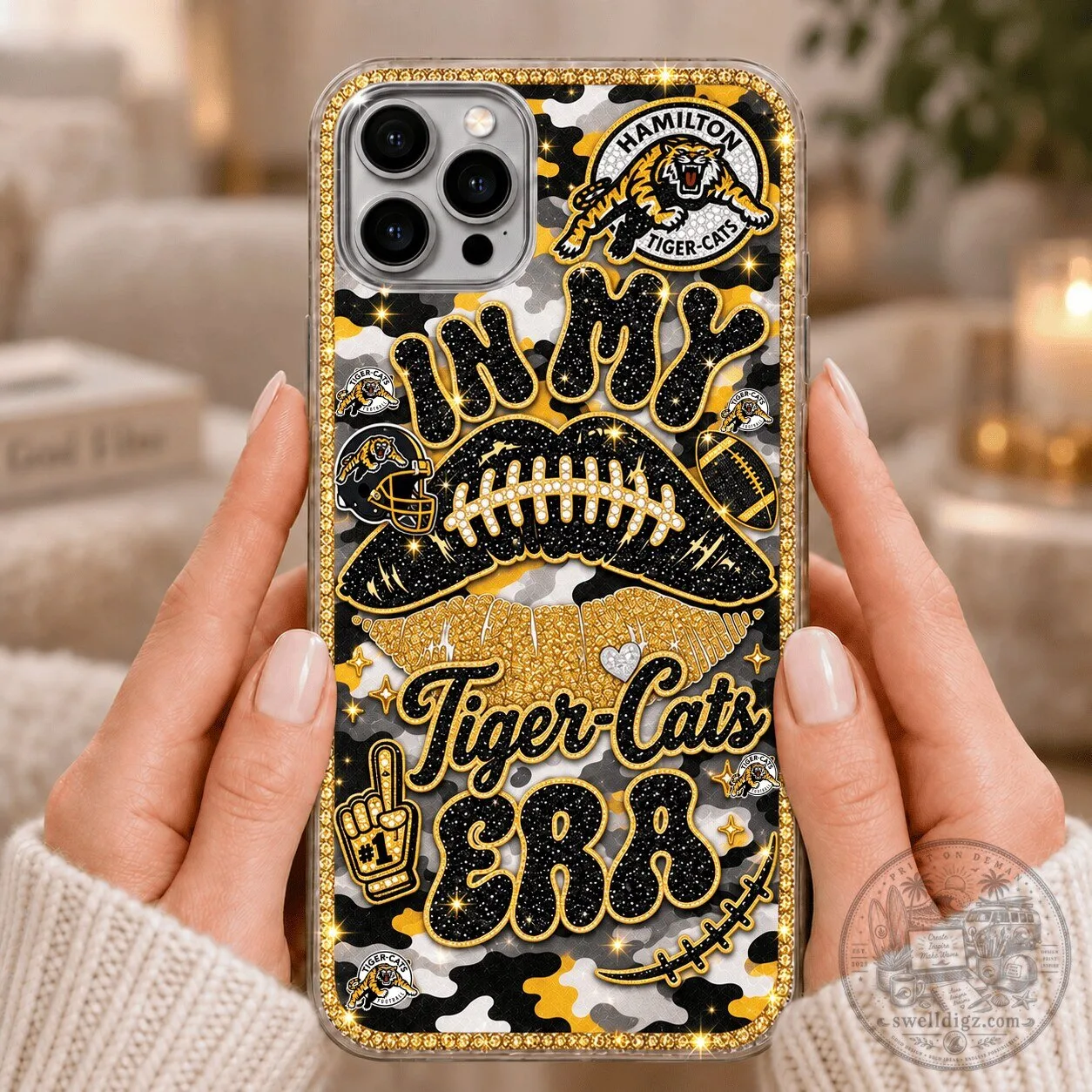Hamilton Tiger-Cats Football Team Fan Phone Case