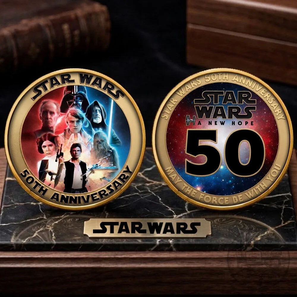 Star Wars 50th Anniversary A New Hope Commemorative Coin