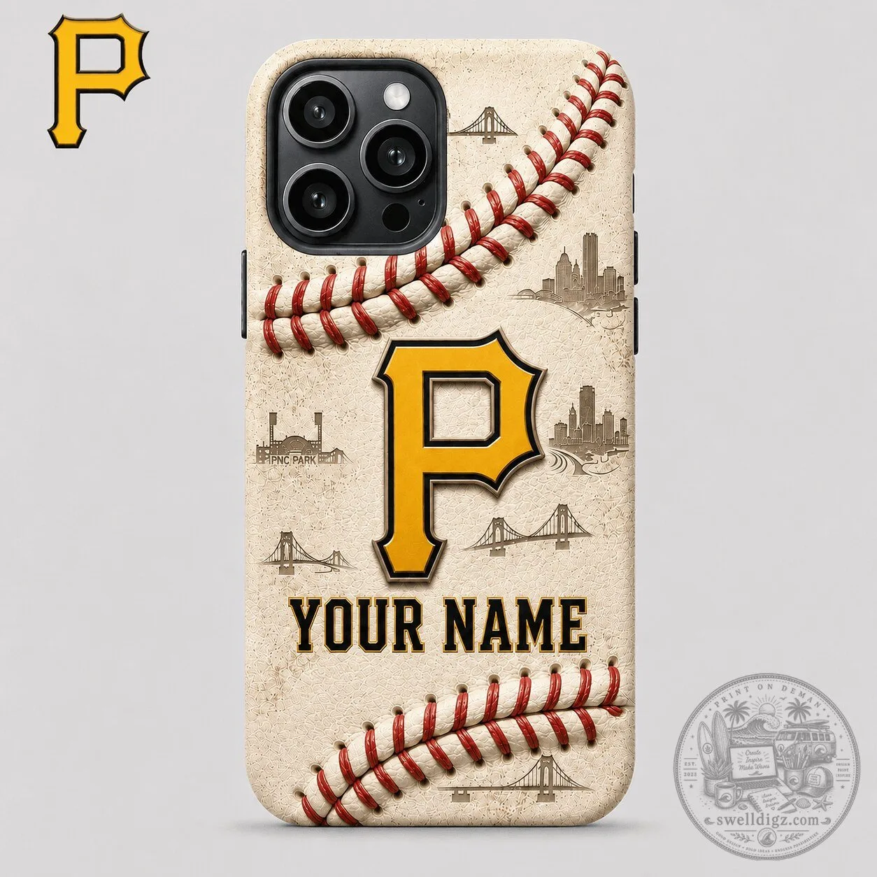 Pittsburgh Pirates Baseball Personalized Phone Case for iPhone 14 Pro Max