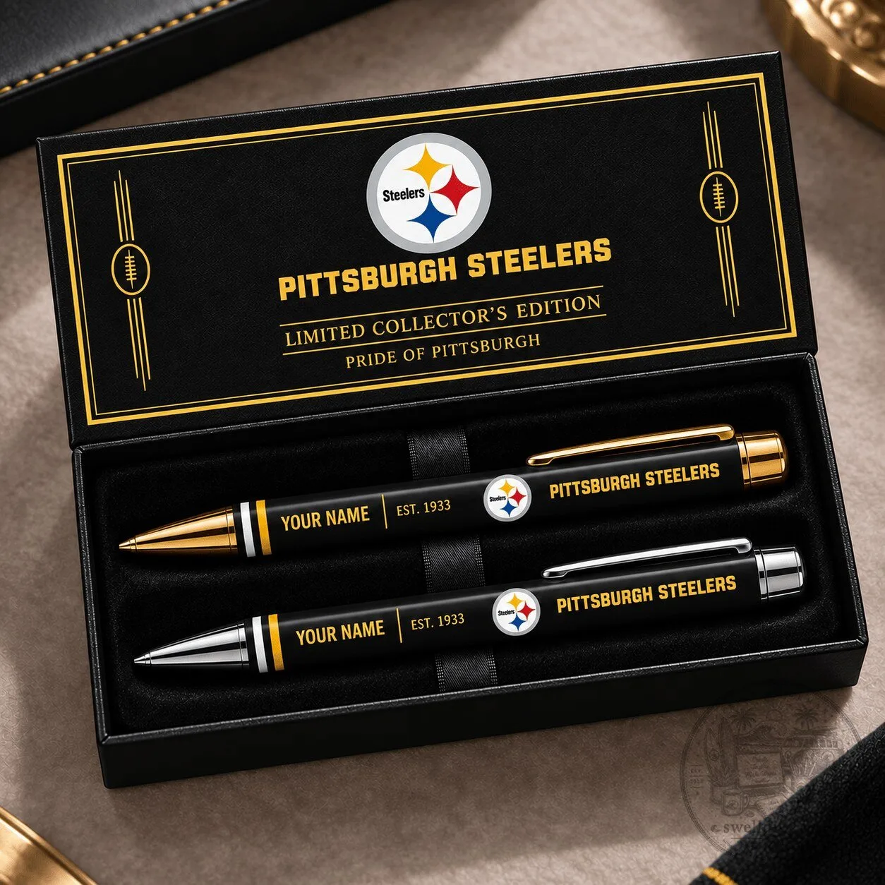 Pittsburgh Steelers Personalized Ballpoint Pen Set