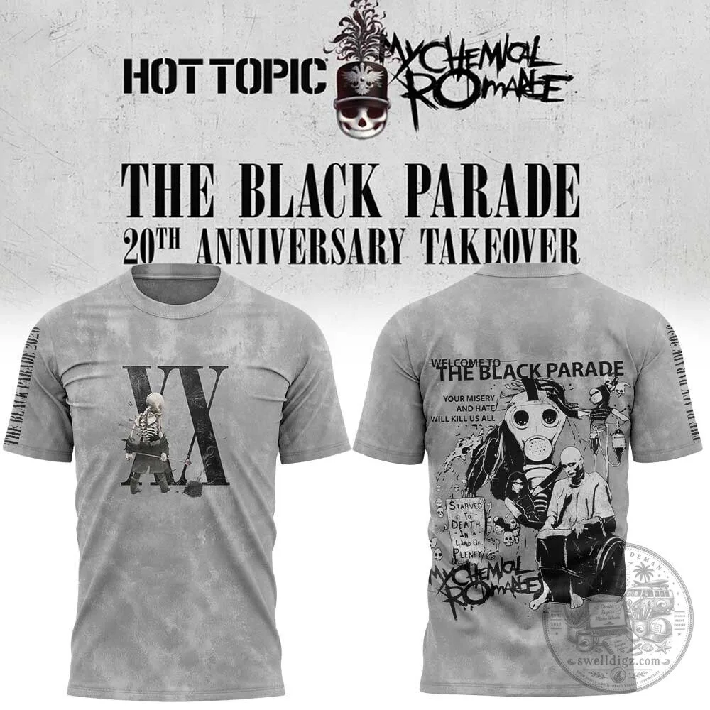 20th Anniversary T-Shirt for My Chemical Romance's The Black Parade