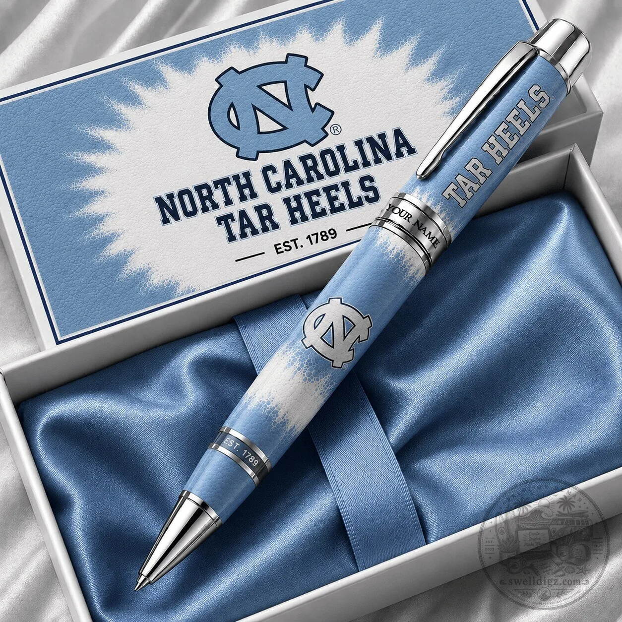 North Carolina Tar Heels NCAA Ballpoint Pen with Custom Name Engraving