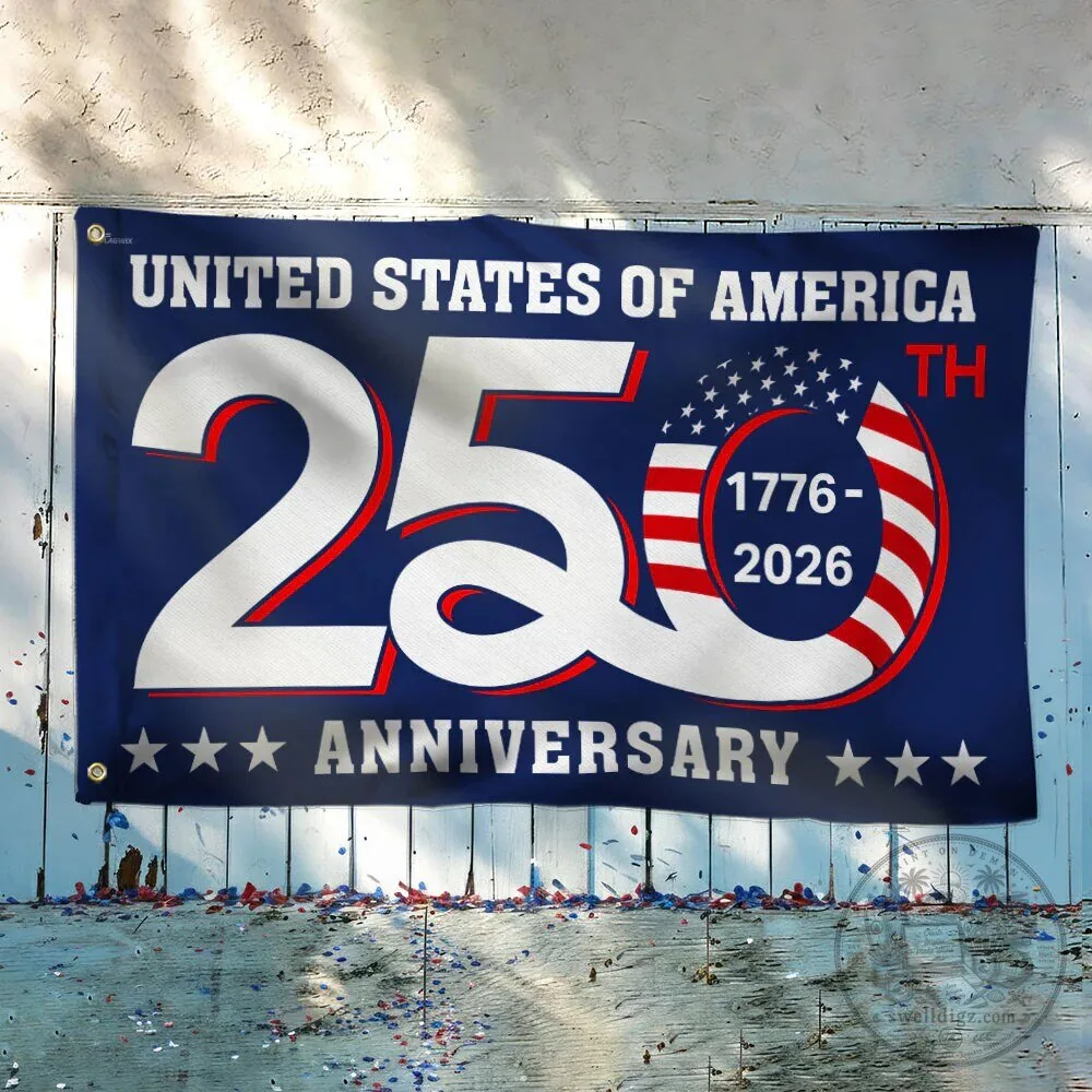 250th Semiquincentennial Flag of the United States of America 7 250th Semiquincentennial Flag of the United States of America