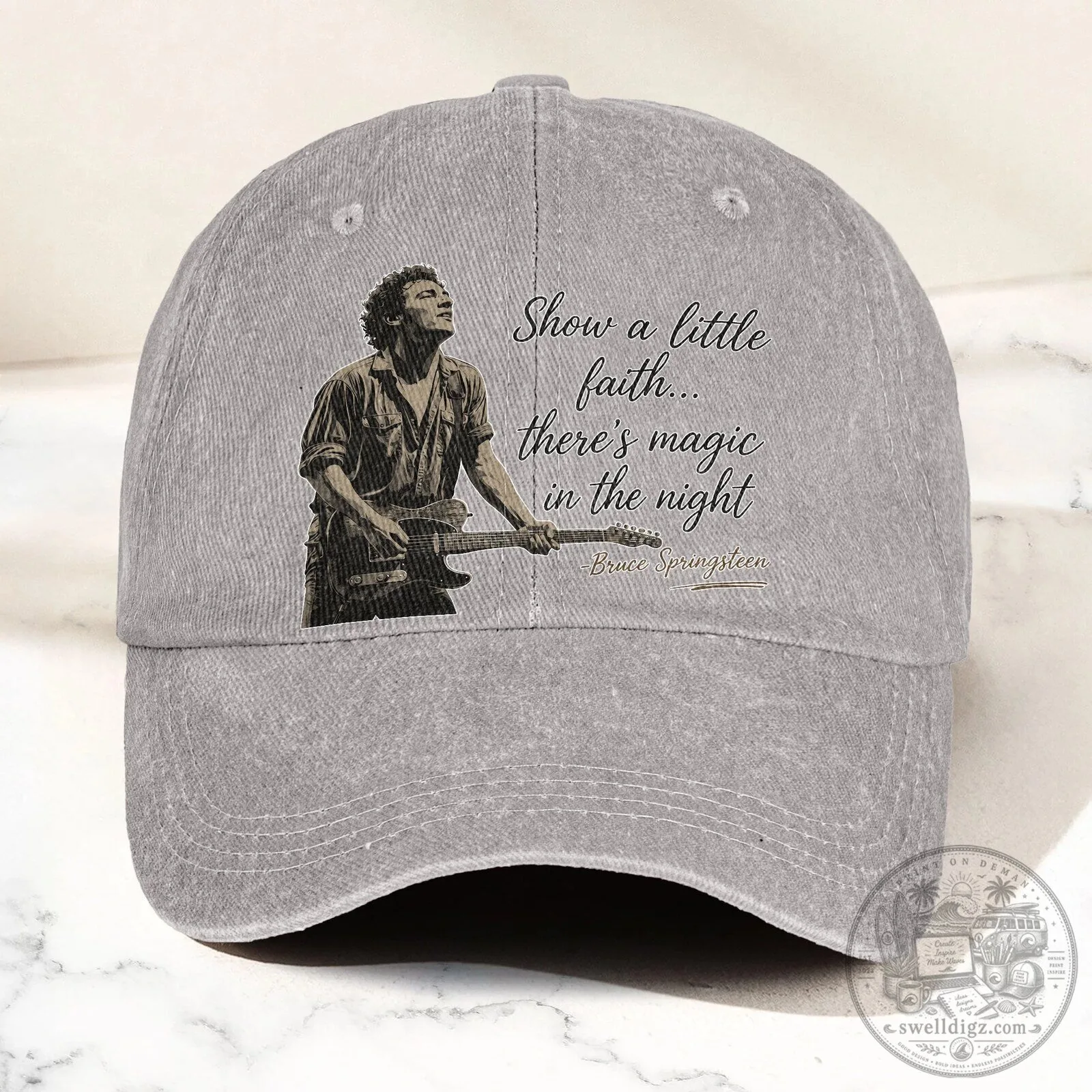 Bruce Springsteen Show a Little Faith Magic in the Night Cap Hat