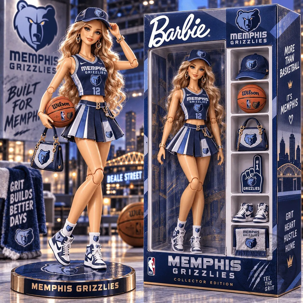 Memphis Grizzlies Barbie Collector Edition Doll with Accessories