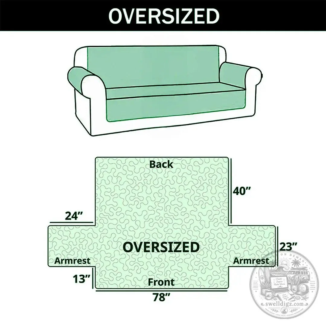 Let It Snow Snowman Winter Delight Quilted Sofa Cover 14 Let It Snow Snowman Winter Delight Quilted Sofa Cover