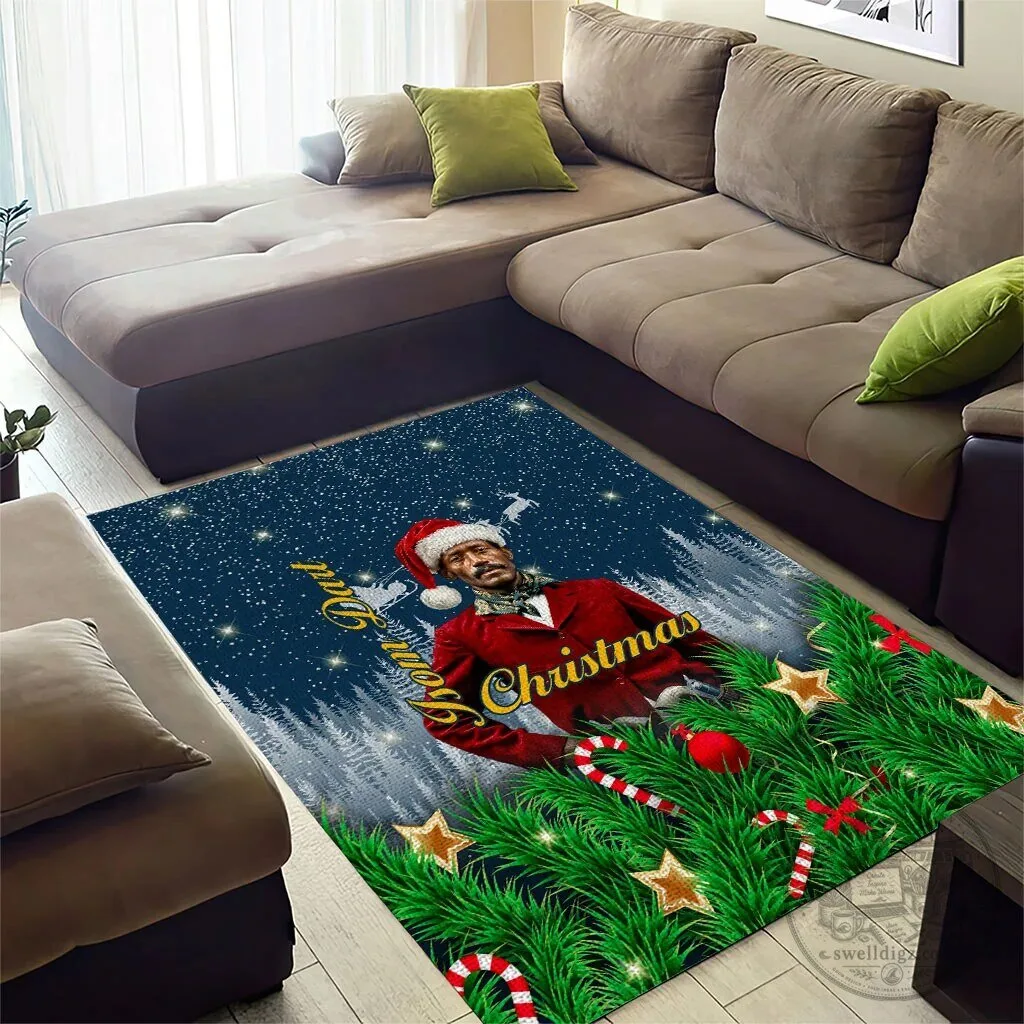 Isom Dart Black Cowboy Santa Western Christmas Snow Winter Area Rug 7 Isom Dart Black Cowboy Santa Western Christmas Snow Winter Area Rug