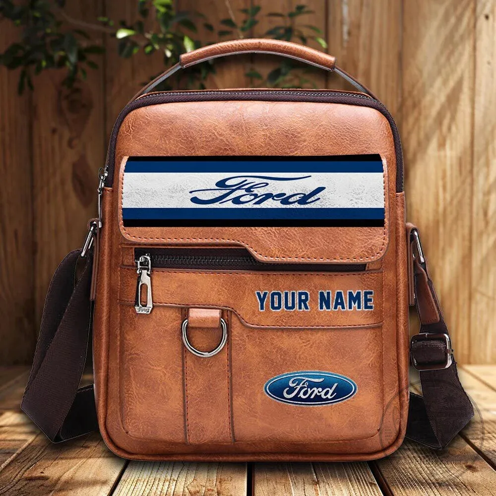 Ford Custom Name Leather Crossbody Bag, Zipper Shoulder Bag 7 Ford Custom Name Leather Crossbody Bag, Zipper Shoulder Bag