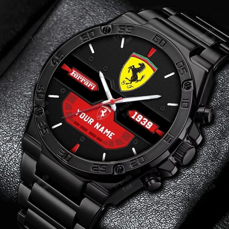 Ferrari Custom Name Elegant Fashion Design Stainless Steel Watch 11 Ferrari Custom Name Elegant Fashion Design Stainless Steel Watch