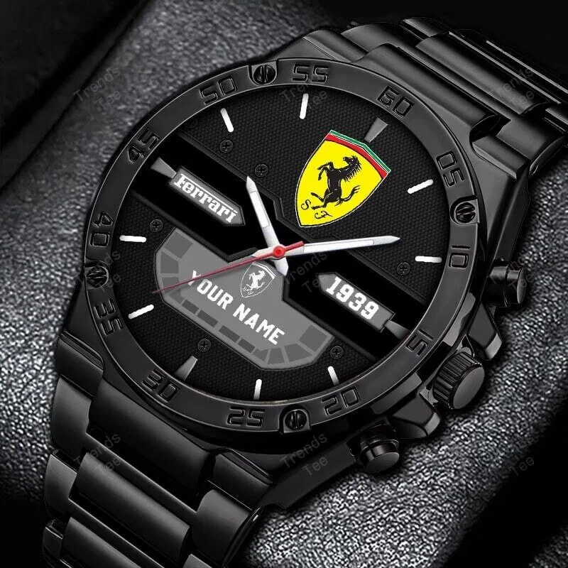 Ferrari Custom Name Elegant Fashion Design Stainless Steel Watch 13 Ferrari Custom Name Elegant Fashion Design Stainless Steel Watch