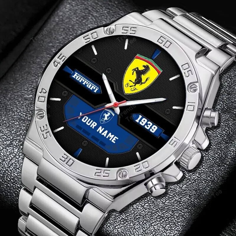 Ferrari Custom Name Elegant Fashion Design Stainless Steel Watch 16 Ferrari Custom Name Elegant Fashion Design Stainless Steel Watch