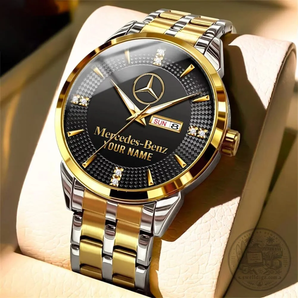 Mercedes-Benz Custom Name Luxury Business Quartz Men's Watch