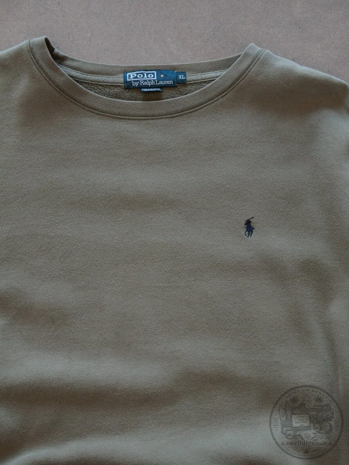 Vintage Green Polo Ralph Lauren Crewneck Sweatshirt 4 Vintage Green Polo Ralph Lauren Crewneck Sweatshirt