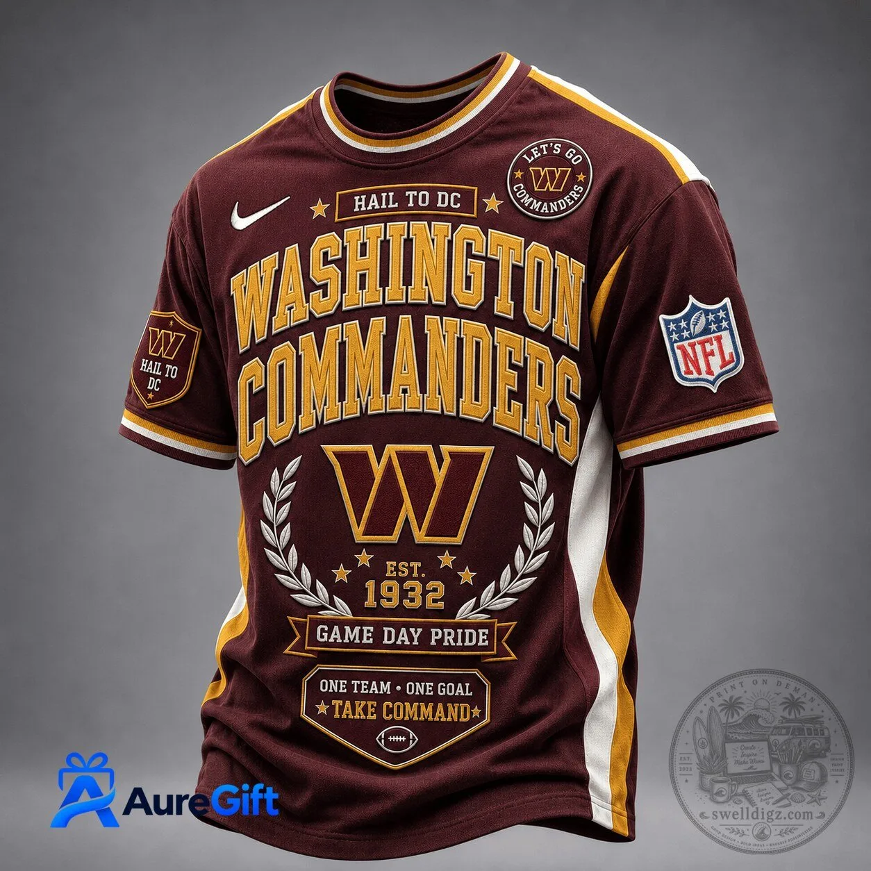 Washington Commanders NFL Football Team Fan Game Day Classic Jersey