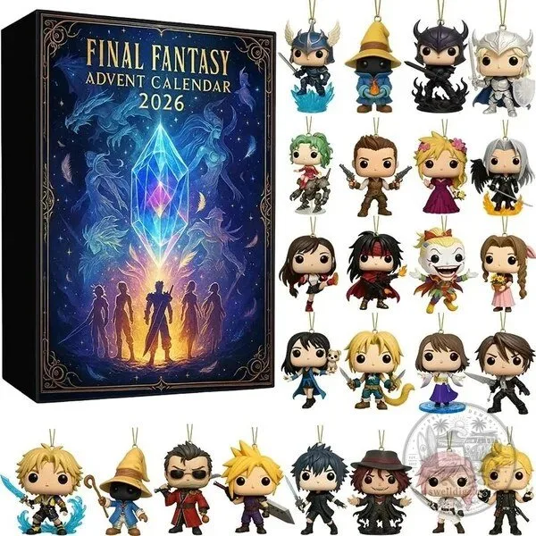 Final Fantasy Advent Calendar 2026 with 24 Mini Figure Collectibles