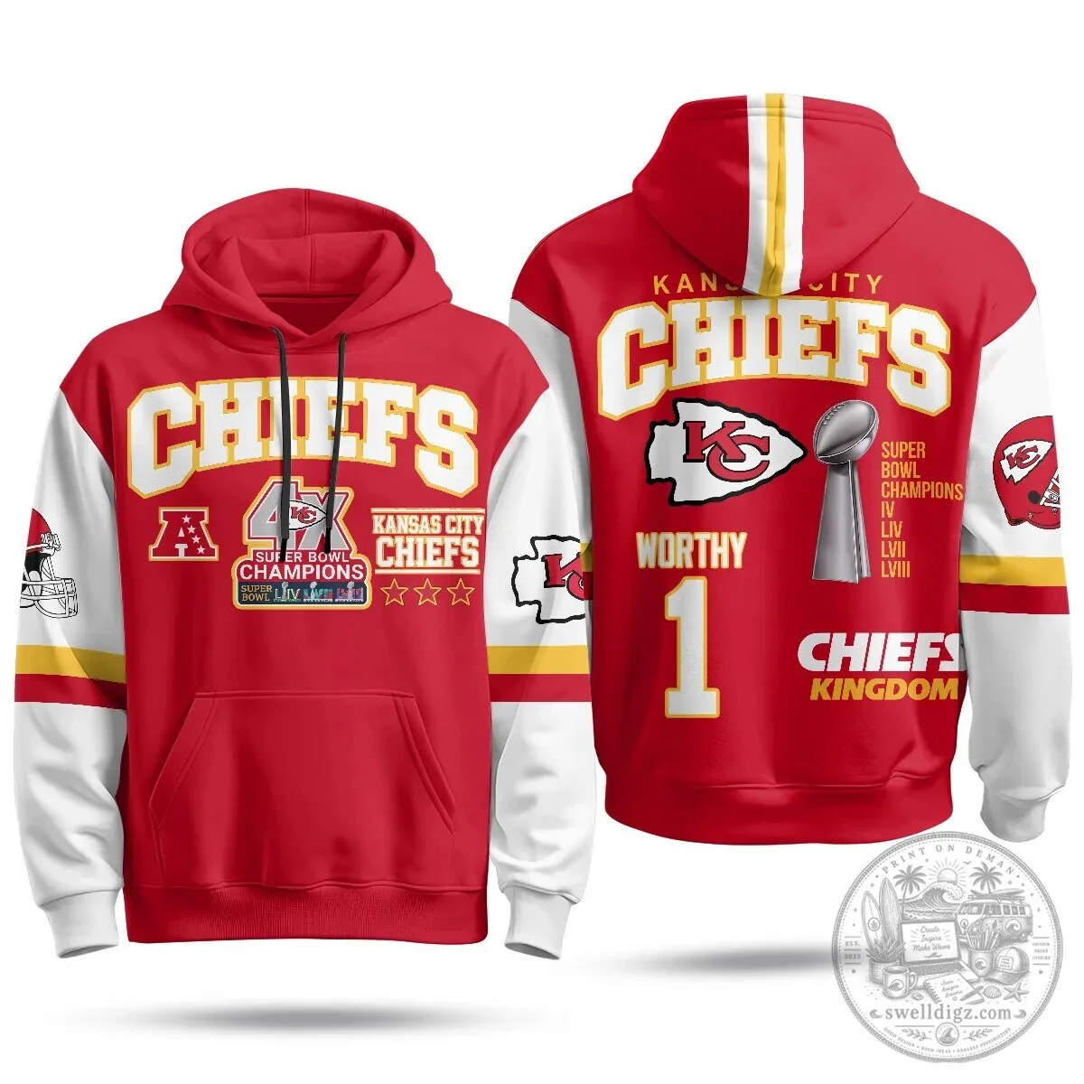 Kansas City Chiefs Super Bowl Champions Patrick Mahomes 15 Football Hoodie 44 Kansas City Chiefs Super Bowl Champions Patrick Mahomes 15 Football Hoodie