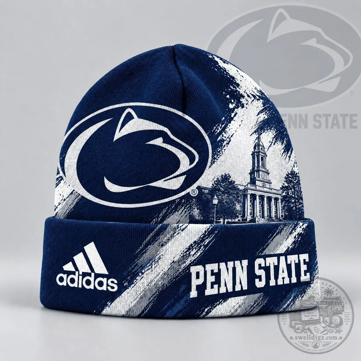 Penn State Nittany Lions NCAA Varsity Brushstroke Knit Beanie Cap Hat