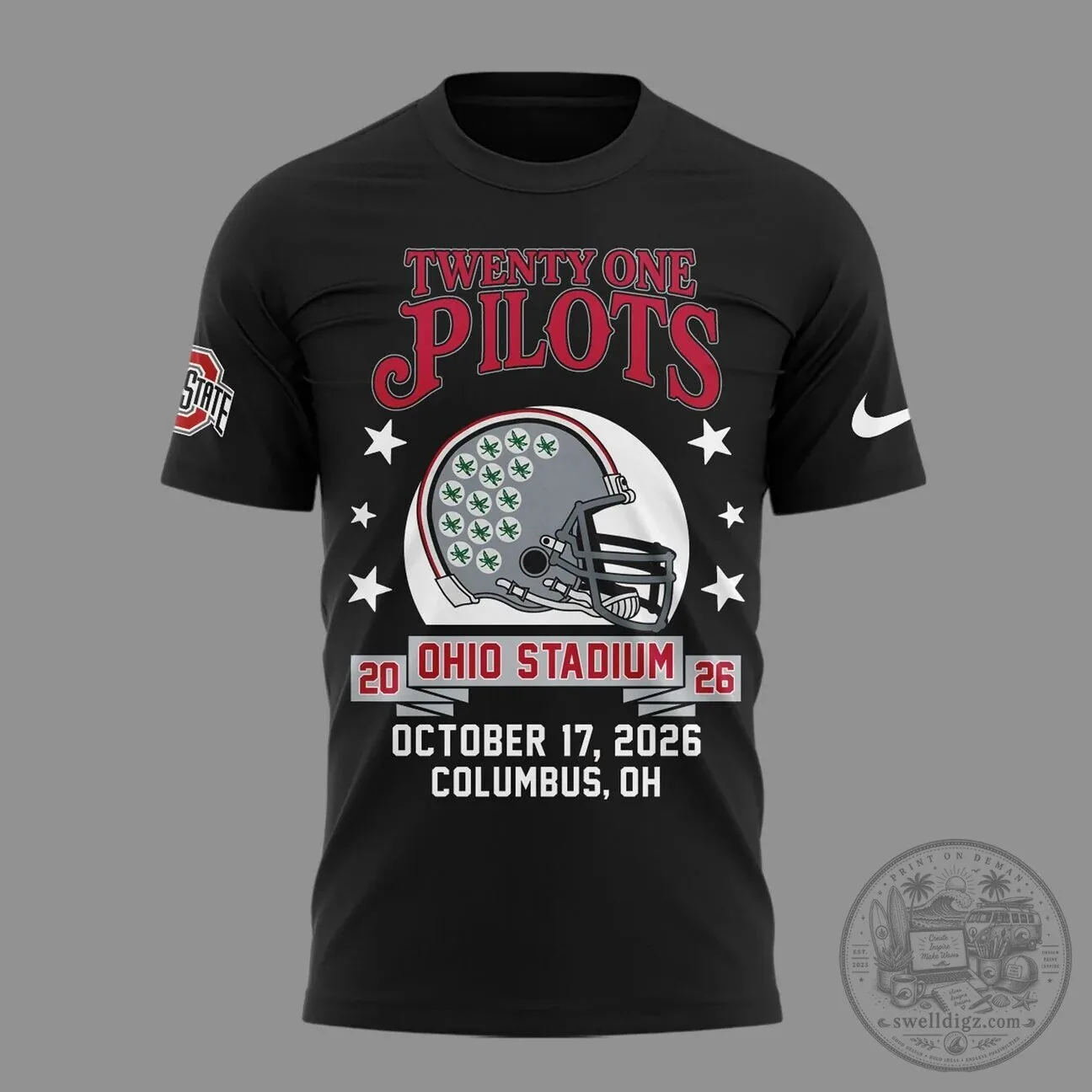Ohio State Football Twenty One Pilots Concert October 17 2026 T-Shirt 5 Ohio State Football Twenty One Pilots Concert October 17 2026 T-Shirt