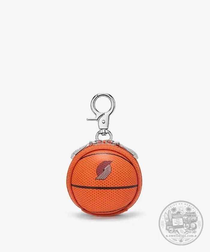 Portland Trail Blazers Basketball Mini Pouch Keychain for NBA Fans