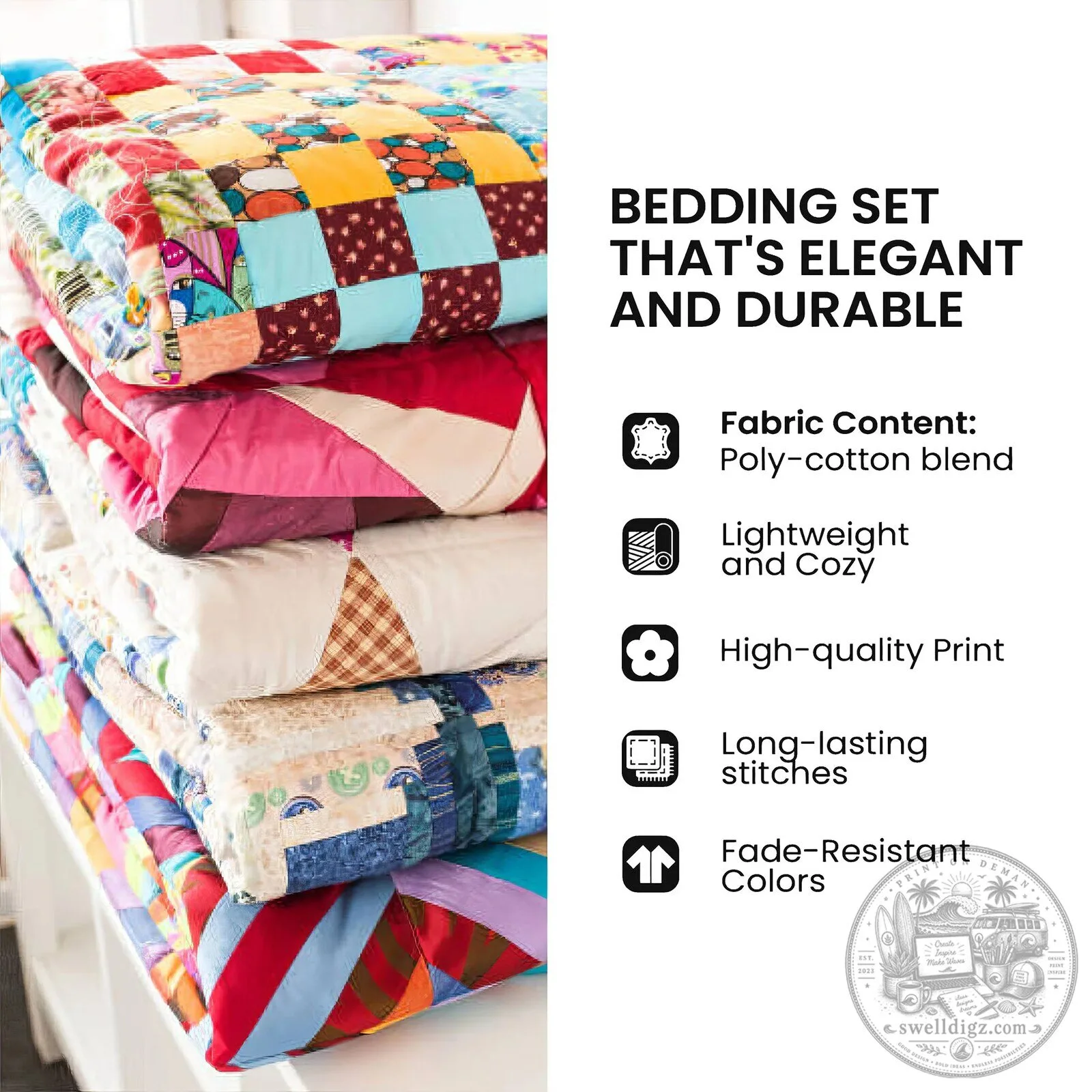 Santa Paws Christmas Holiday Pet Paw Prints Quilted Bedding Set 7 Santa Paws Christmas Holiday Pet Paw Prints Quilted Bedding Set